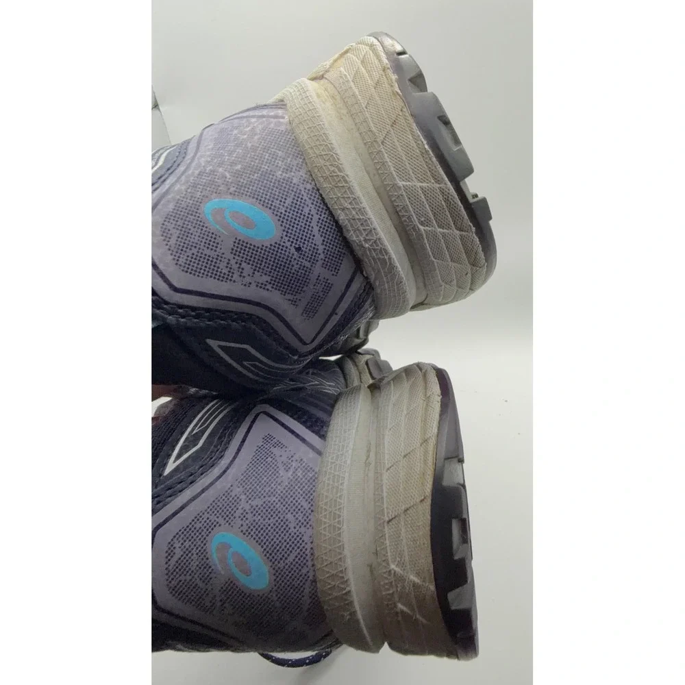 Asics Gel-Venture 7 Trail Running Shoes Womens 6.5 Wide Navy Blue Good 1012A477